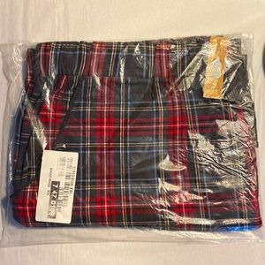 Mens XXL Lands End pajama bottoms. Navy/red. New in package. Unopened.